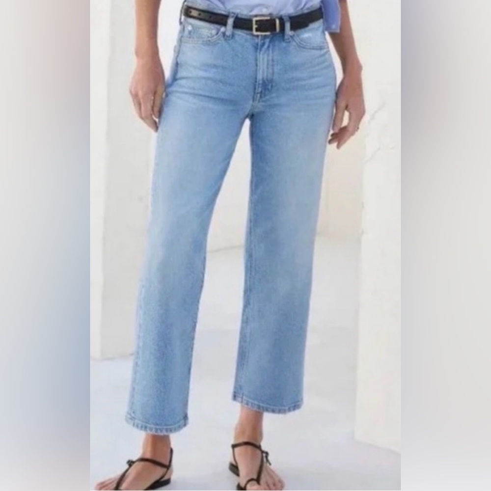 AYR The Easy Easy Relaxed Straight Crop Jeans Size 26